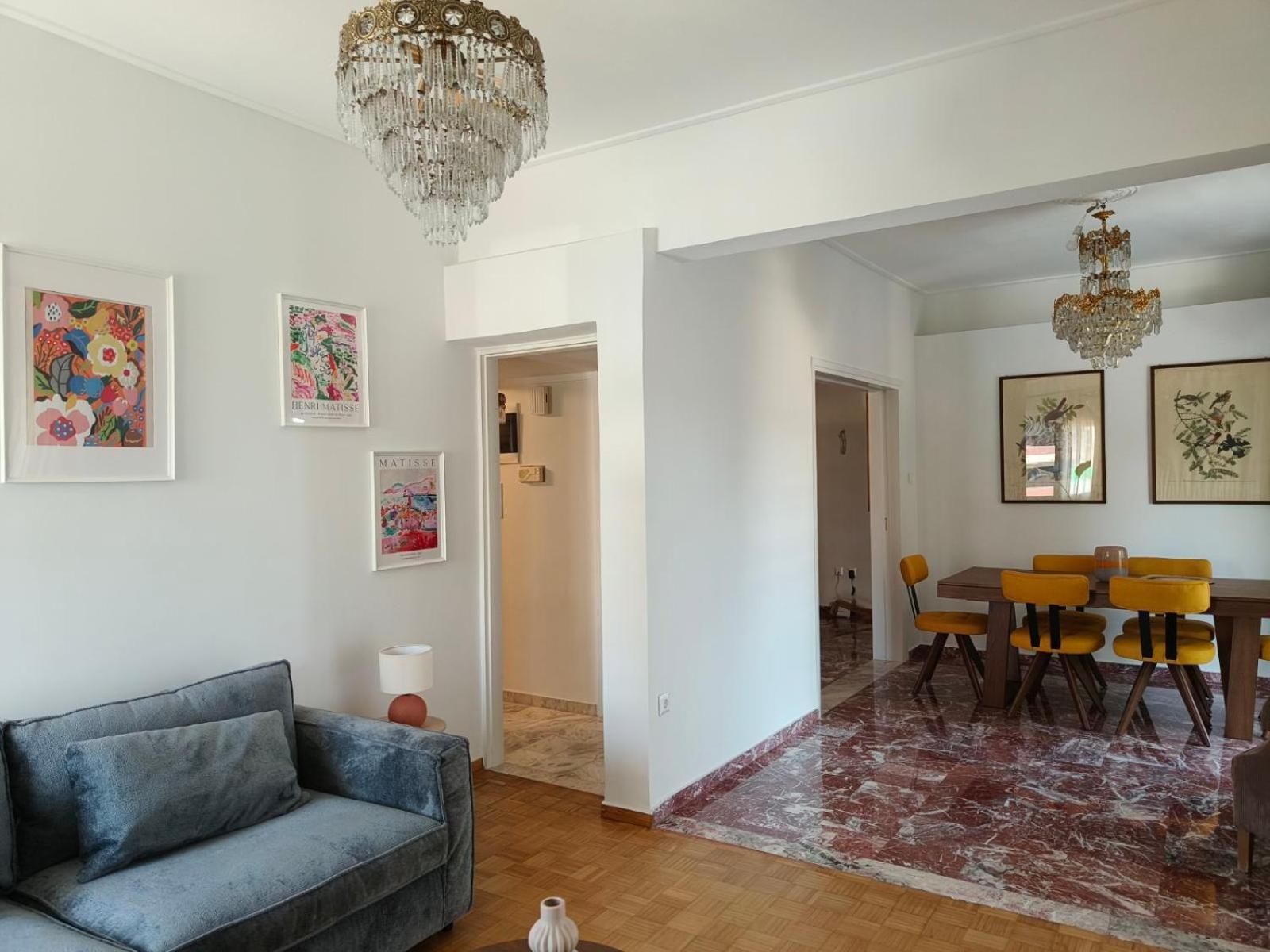 Stylish Artistic Flat With View, Three Min To Metro Apartment Athens Exterior photo